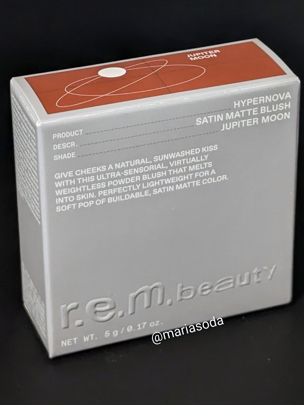 r.e.m. beauty hypernova satin matte blush Jupiter Moon